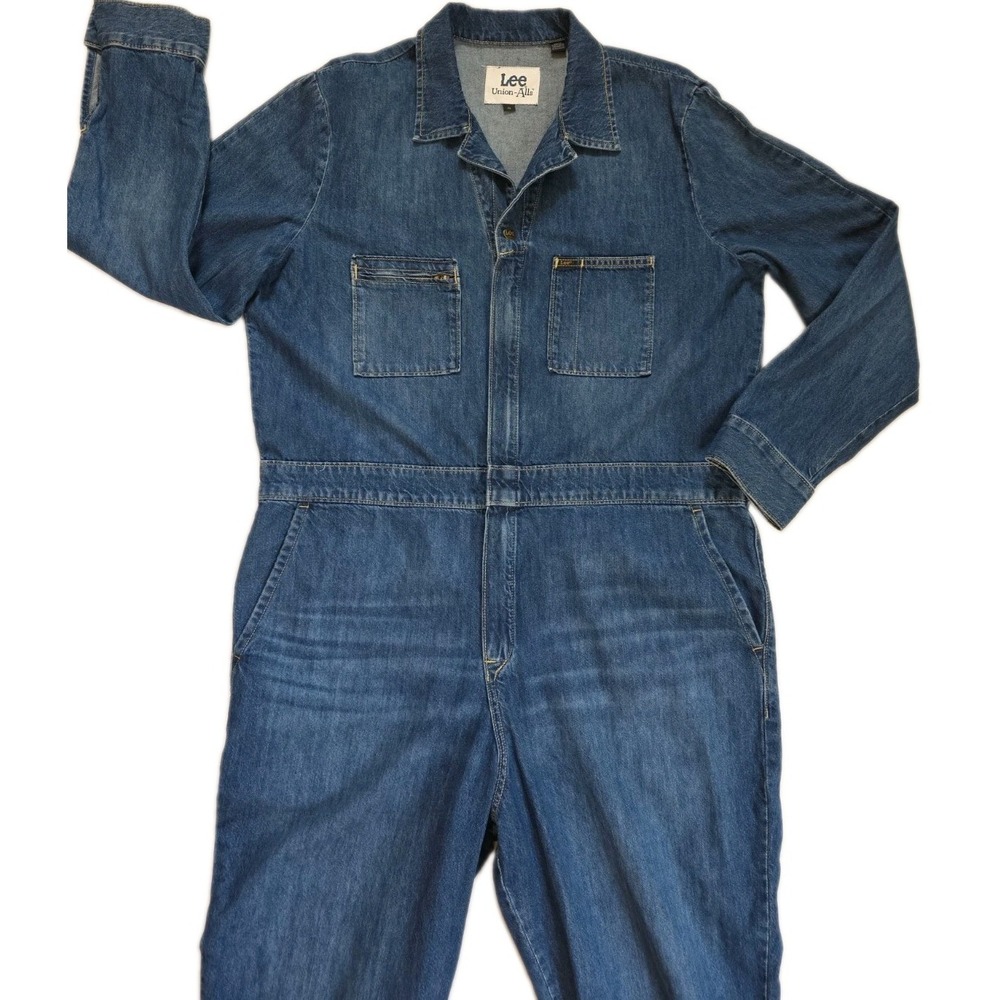 Lee Vintage Modern Union-Alls Denim Jumpsuit Coveralls Women's XL